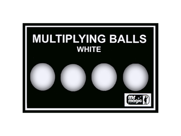 Multiplying Balls (White  Plastic) by Mr. Magic - Trick