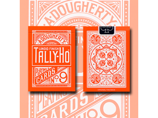 Tally Ho Reverse Fan back (Orange) Limited Ed. by  Aloy Studios / USPCC