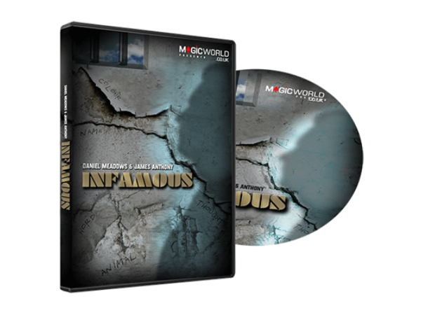 Infamous (DVD & Gimmicks) by Daniel Meadows & James Anthony - Trick