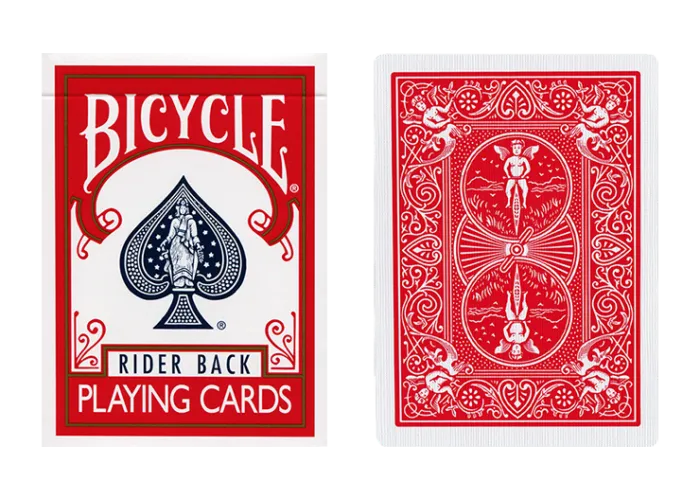 Red One Way Forcing Deck (Black and White Joker only)