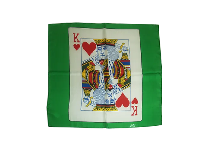 Card Silk 24 inch (King of Hearts) by Stolina Magic - Trick