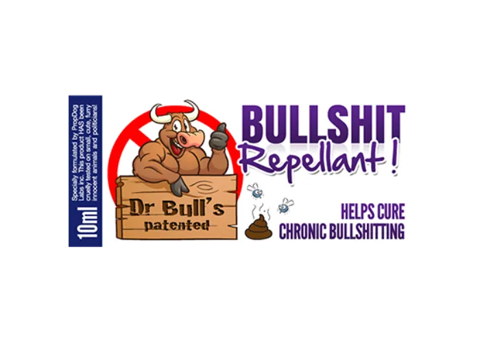 Dr Bull's Patented Bullshit Repellent by David Bonsall and PropDog - Trick