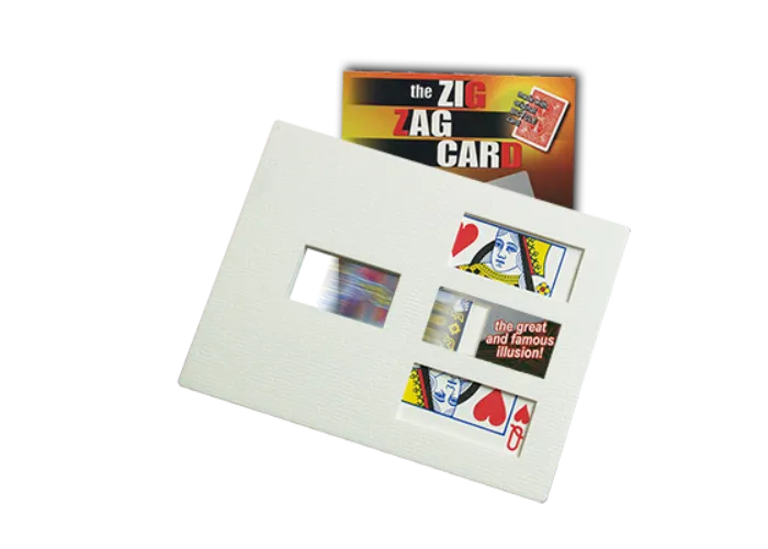 ZIG-ZAG Card (Bicycle Back) - by Di Fatta - Trick