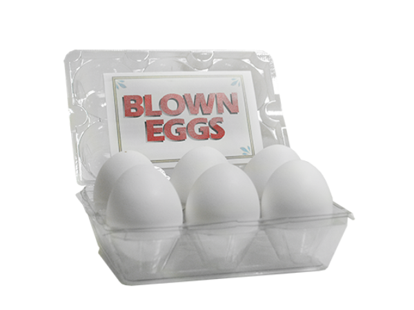 High Quality Blown Eggs(White / 6-pack)by The Great Gorgonzola - Trick