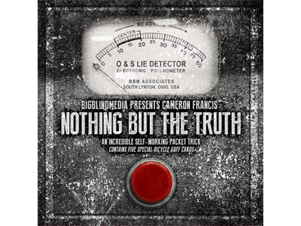 Nothing but the Truth (DVD and Gimmicks) by Cameron Francis and Big Blind Media - DVD