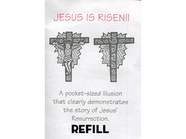 Jesus is Risen refill box by Top Hat Magic - Trick