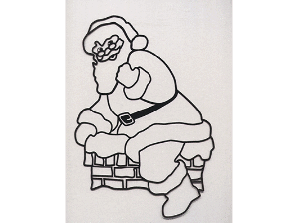 Instant Art insert (Santa in Chimney)by Ickle Pickle Magic - Trick