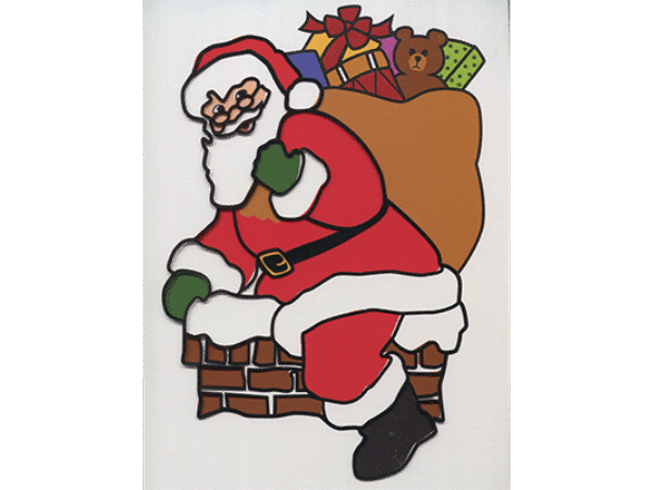 Instant Art insert (Santa in Chimney)by Ickle Pickle Magic - Trick