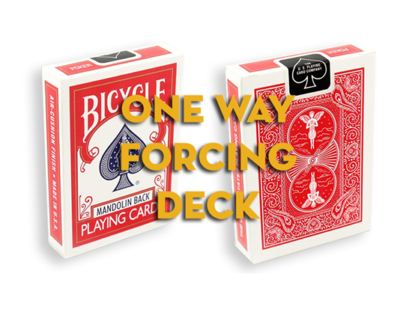 Assorted Mandolin Red One Way Forcing Deck (assorted values)