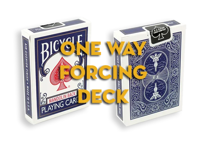 Assorted Mandolin Blue One Way Forcing Deck (assorted values)