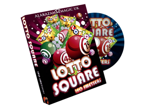 Lotto Square by Leo Smetsers and Alakazam Magic - DVD