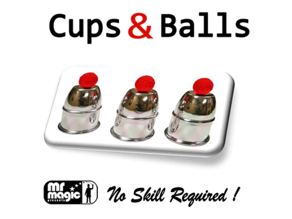 Cups and Balls (Mirror Polish AL) by Mr. Magic - Trick