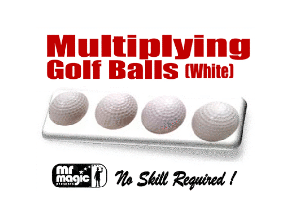 Multiplying Golf Balls (White) by Mr. Magic - Trick