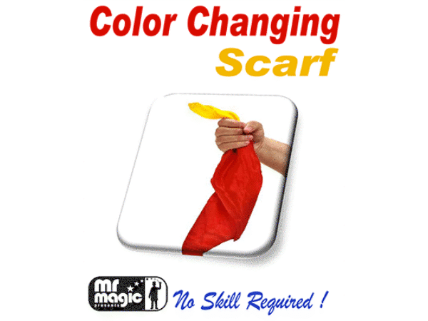 Color Changing Silk Scarf by Mr. Magic
