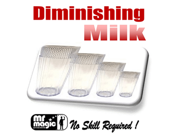 Diminishing Milk Glasses (multum in Parvo) by Mr. Magic