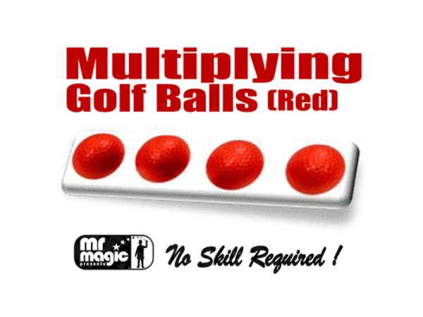 Multiplying Golf Balls (Red) by Mr. Magic - Trick