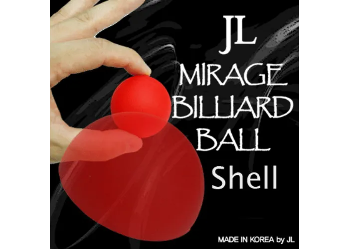 2 Inch Mirage Billiard Balls by JL (RED, shell only) - Trick