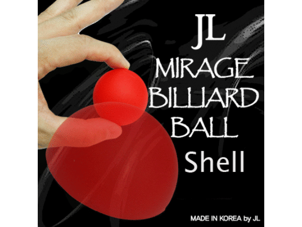 2 Inch Mirage Billiard Balls by JL (RED, shell only) - Trick