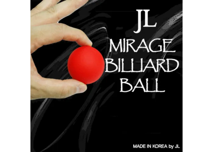 2 Inch Mirage Billiard Balls by JL (RED, single ball only) - Trick