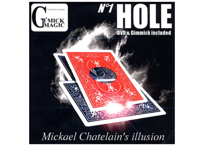 Hole (BLUE)(DVD and Gimmick) by Mickael Chatelain - DVD