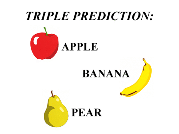 Apple, Banana, Pear by Ickle Pickle Products - Trick