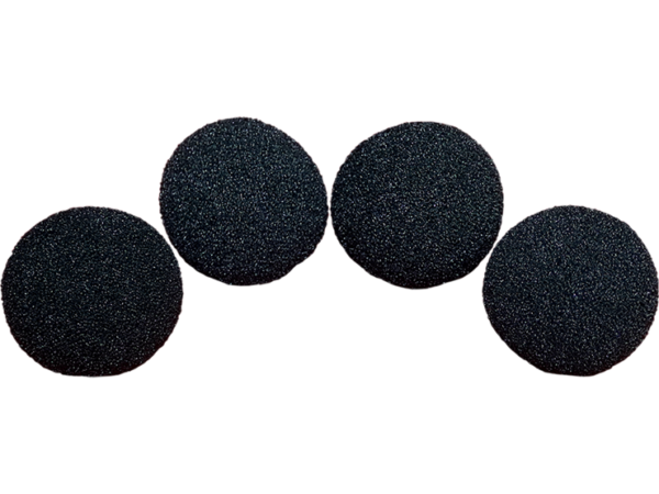 2 inch High Density Ultra Soft Sponge Ball (Black) Pack of 4 from Magic by Gosh