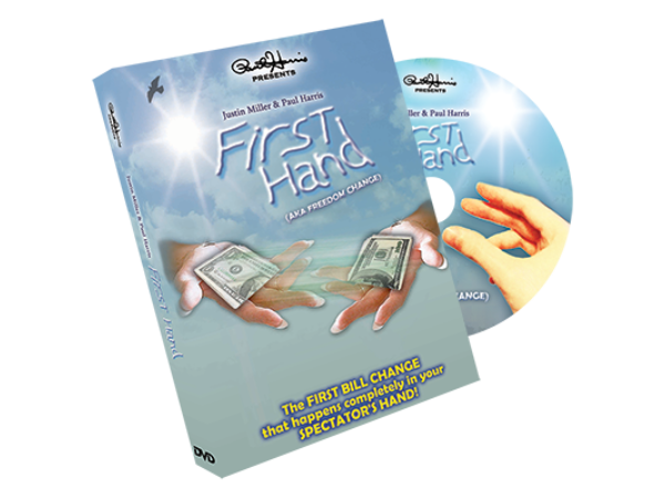 Paul Harris Presents First Hand (AKA Freedom Change) DVD and Gimmick by Justin Miller
