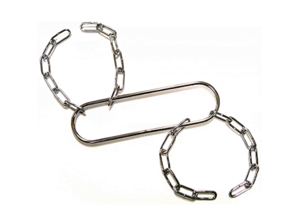 Houdini Handcuffs (Chrome) by Vincenzo Di Fatta - Tricks