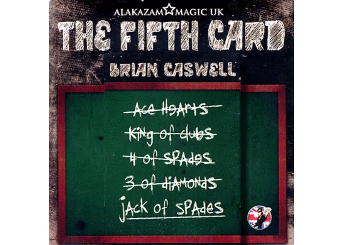 The Fifth Card (DVD and Gimmicks) by Brian Caswell & Alakazam Magic - Trick