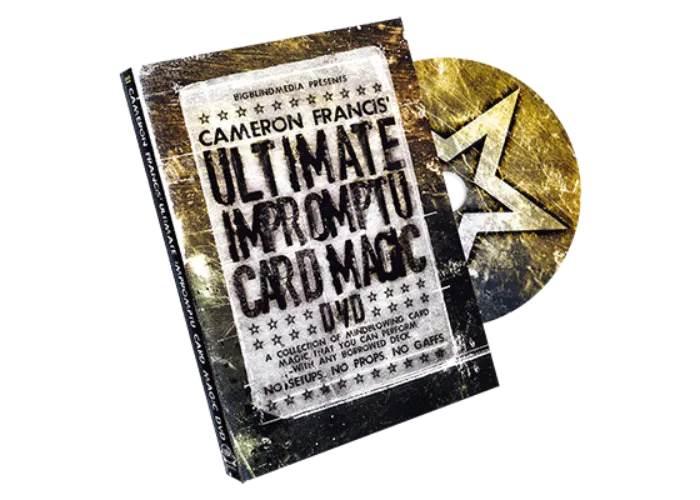 Ultimate Impromptu Card Magic by Cameron Francis & Big Blind Media - DVD