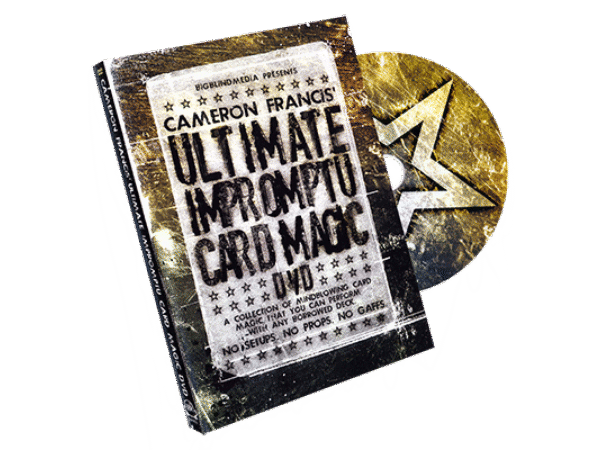 Ultimate Impromptu Card Magic by Cameron Francis & Big Blind Media - DVD
