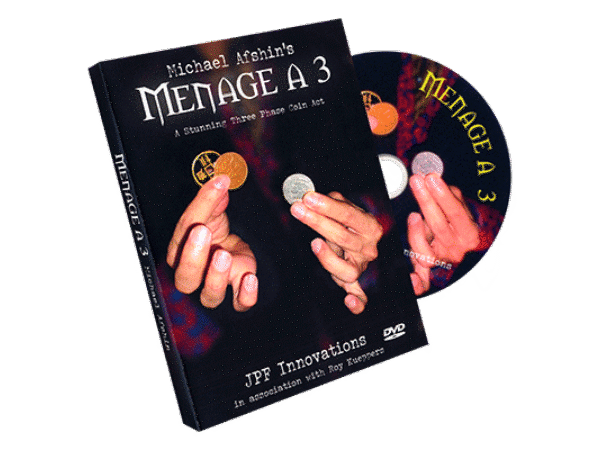 Menage A 3 (DVD and coins) by Michael Afshin and Roy Kueppers - DVD