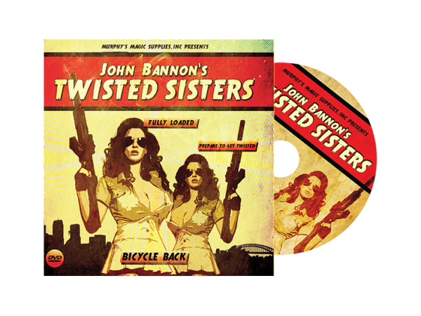 Twisted Sisters 2.0 (DVD and Gimmick) Mandolin Card by John Bannon - Trick