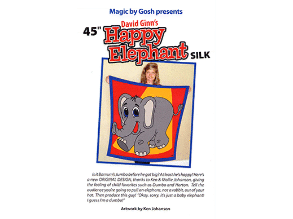Happy Elephant Silk (45 inch) by David Ginn and Goshman - Tricks