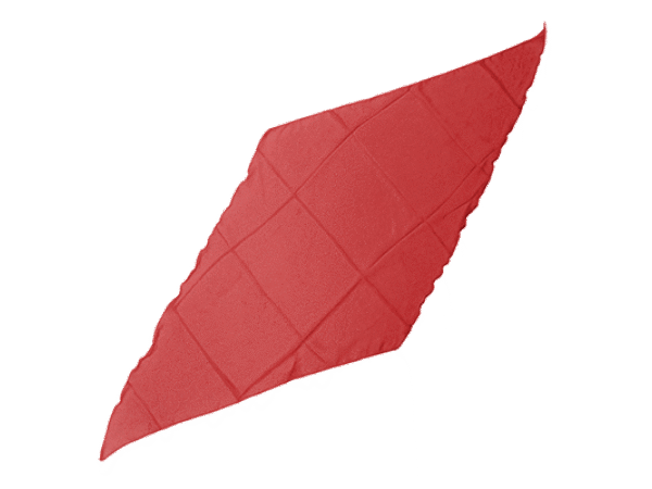 Diamond Cut Silk 36 inch (RED) by Magic by Gosh - Trick