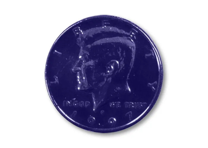 Multi Colored Half Dollar (Dark Purple)