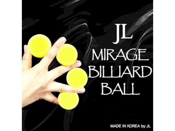 Mirage Billiard Balls by JL (Yellow, 3 Balls and Shell) -Trick