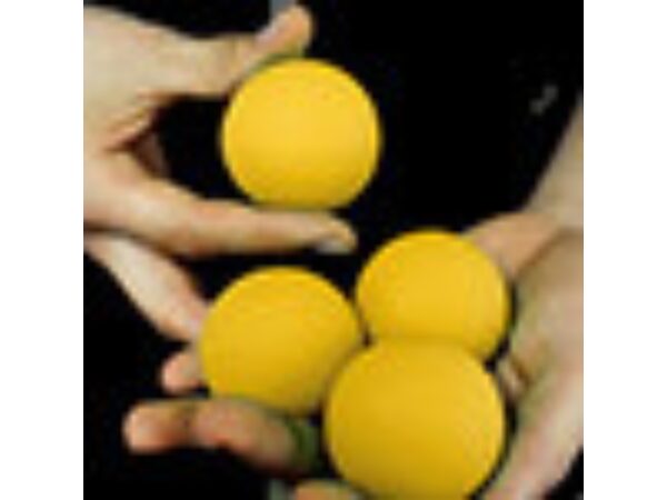 Mirage Billiard Balls by JL (Yellow, 3 Balls and Shell) -Trick