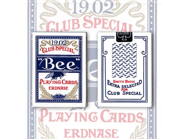 Erdnase 1902 Bee Playing Cards - Blue Smith No. 2 Back (Cambric Finish) - Limited Edition by Conjuring Arts