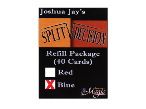 REFILL Blue for Split Decision by Joshua Jay - Trick