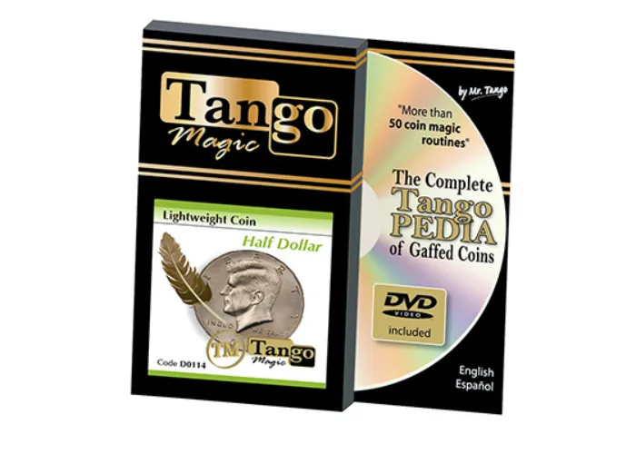 Lightweight Half Dollar (w/DVD)(D0114) by Tango - Trick