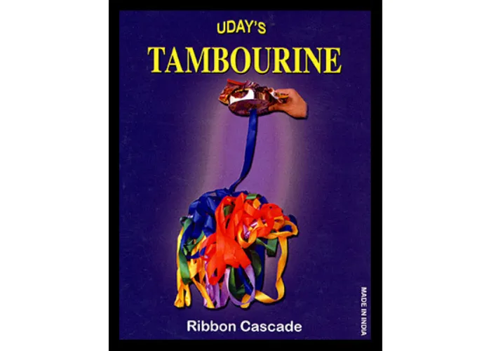 Tambourine Brass with Ribbon by Uday - Trick