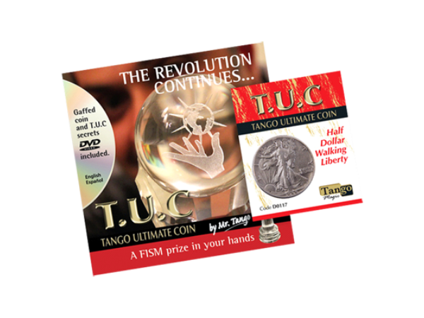 Tango Silver Line T.U.C. (D0117) Walking Liberty Half Dollar (w/DVD) by Tango - Trick