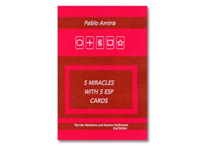 5 Miracles with ESP Cards by Pablo Amira and Titanas - Book