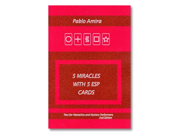 5 Miracles with ESP Cards by Pablo Amira and Titanas - Book