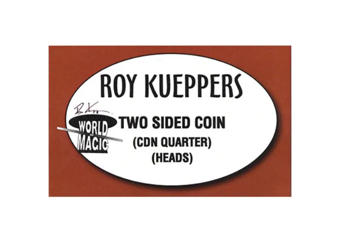 Two sided Canadian Quarter - (Heads) - Trick