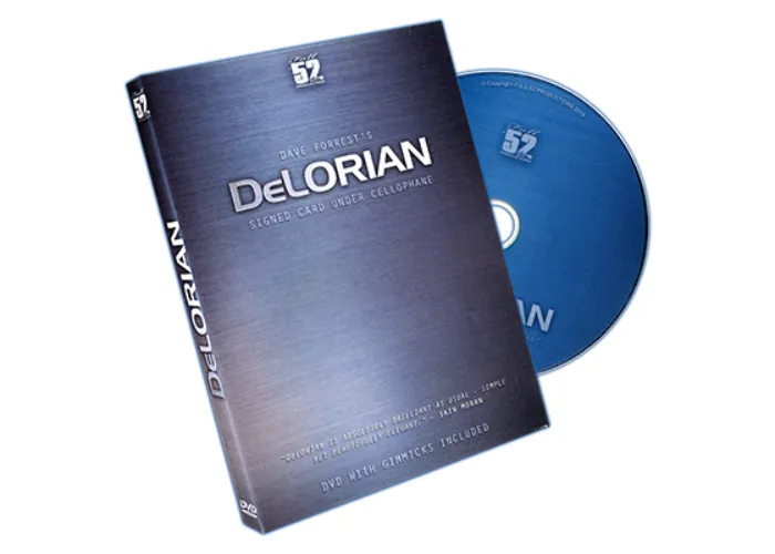 DeLorian Signed Card Under Cellophane by Dave Forrest - DVD