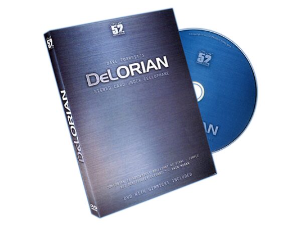 DeLorian Signed Card Under Cellophane by Dave Forrest - DVD