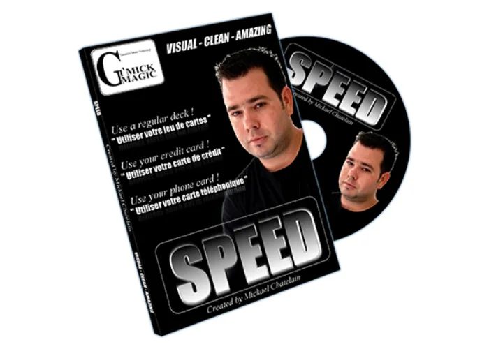 Speed (DVD and BLUE Bicycle Card) by Mickael Chatelain - DVD