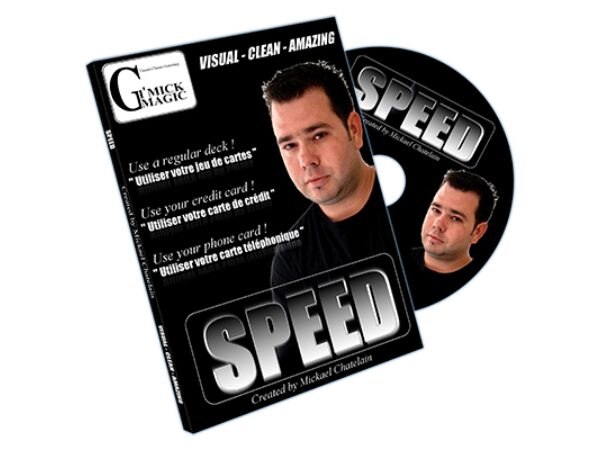 Speed (DVD and BLUE Bicycle Card) by Mickael Chatelain - DVD